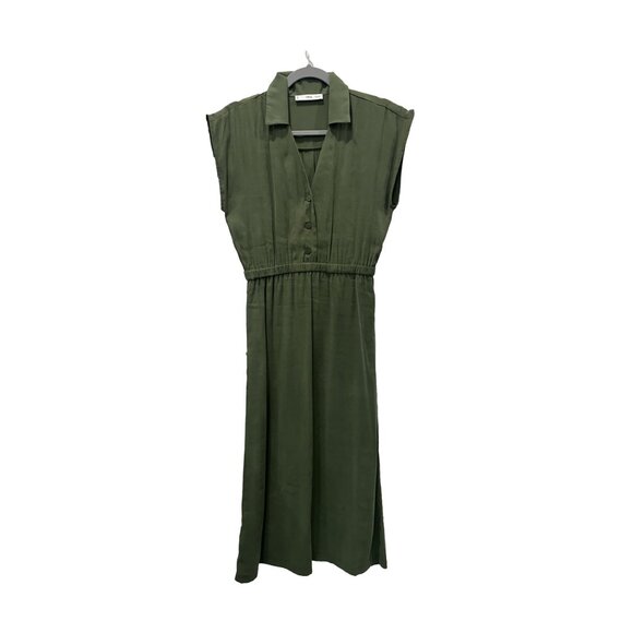 Mango Modal Dress with Buttons - Picture 4 of 7